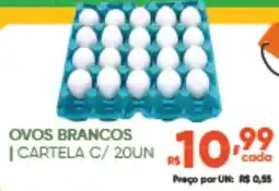 Pais e Filhos Supermercados ovos brancos oferta