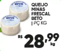Pais e Filhos Supermercados Queijo minas frescal beto oferta