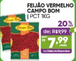 Pais e Filhos Supermercados Feijão vermelho campo bom oferta