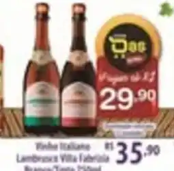 Rede DAS Vinho Italiano Lambrocca Villa Fabrizia oferta