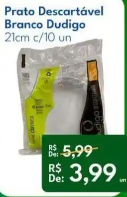 Supermercados Baklizi Prato descartável branco dudigo oferta
