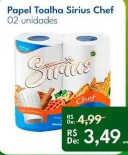 Supermercados Baklizi Papel Toalha Sirius Chef oferta