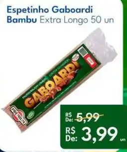 Supermercados Baklizi Espetinho Gaboardi Bambu Extra Longo oferta