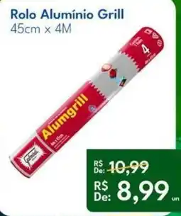 Supermercados Baklizi Rolo Alumínio Grill oferta