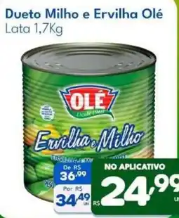 Supermercados Baklizi Dueto Milho e Ervilha Olé oferta