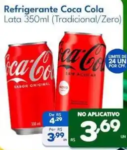 Supermercados Baklizi Refrigerante coca cola (tradicional/zero) oferta