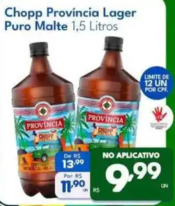 Supermercados Baklizi Chopp província lager puro malte oferta