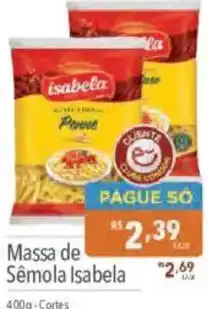 Supermercados Condor Massa de Sêmola Isabela oferta