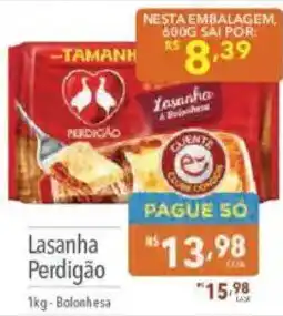 Supermercados Condor Lasanha Perdigão oferta