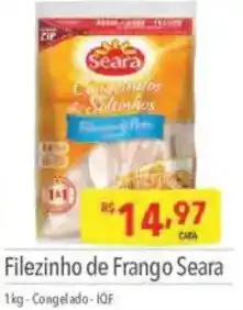 Supermercados Condor Fileizinho de Frango Seara oferta