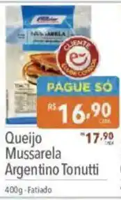Supermercados Condor Queijo Mussarela Argentino Tonutti oferta