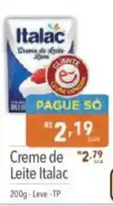 Supermercados Condor Creme de Leite Italac oferta