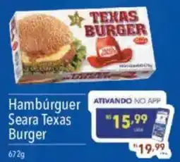 Supermercados Condor Hambúrguer Seara Texas Burger oferta