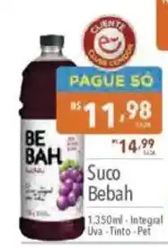Supermercados Condor Suco Bebah oferta