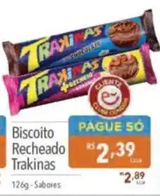 Supermercados Condor Biscoito Recheado Trakinas oferta
