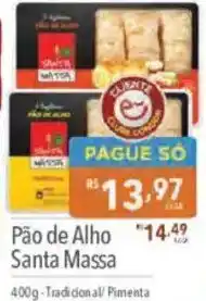 Supermercados Condor Pão de Alho Santa Massa oferta