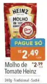 Supermercados Condor molho de tomate heinz oferta
