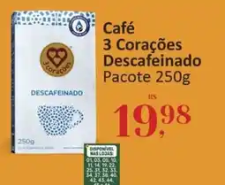Supermercados Jau Serve Café 3 Corações Descafeinado oferta
