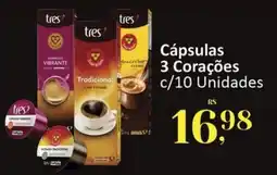 Supermercados Jau Serve Cápsulas 3 Corações oferta