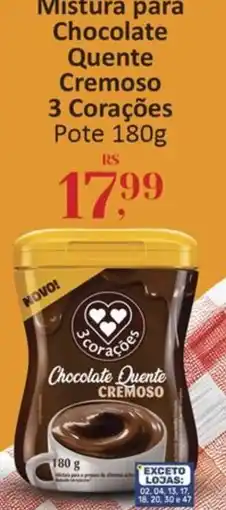 Supermercados Jau Serve Chocolate quente cremoso oferta