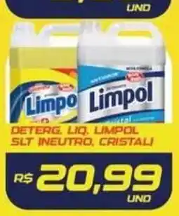 Supermercados Planalto Deterg. liq. limp pol slt in neutro, cristali oferta