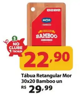Supermercados Tischler Tábua retangular mor bamboo oferta