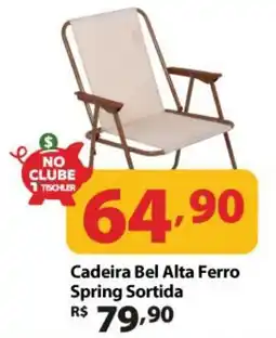 Supermercados Tischler Cadeira Bel Alta Ferro Spring Sortida oferta