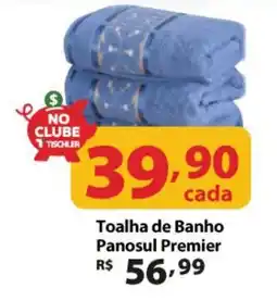 Supermercados Tischler Toalha de Banho Panosul Premier oferta