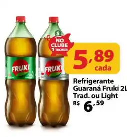 Supermercados Tischler Refrigerante Guaraná Fruki oferta