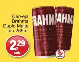 Supermercados Rod e Raf Cerveja Brahma Duplo Malte oferta