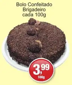Supermercados Rod e Raf Bolo Confeitado Brigadeiro oferta