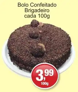 Bolo Confeitado Brigadeiro