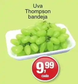 Supermercados Rod e Raf Uva thompson bandeja oferta