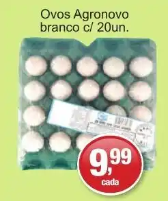 Supermercados Rod e Raf Ovos agronovo branco oferta