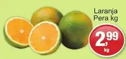 Supermercados Rod e Raf Laranja Pera oferta