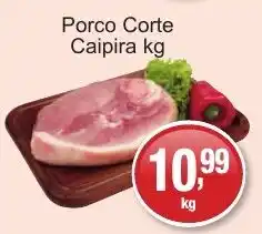 Supermercados Rod e Raf Porco Corte Caipira kg oferta