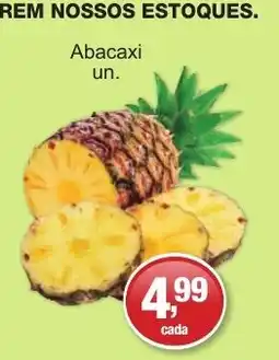 Supermercados Rod e Raf Abacaxi oferta