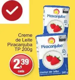 Supermercados Rod e Raf Creme de Leite Piracanjuba TP oferta