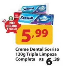 Supermercados Tischler Creme Dental Sorriso Tripla Limpeza Completa oferta