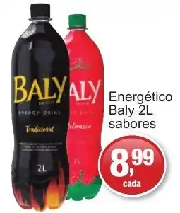 Supermercados Rod e Raf Energético Baly 2L sabores oferta
