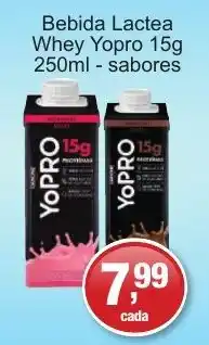 Supermercados Rod e Raf Bebida Lactea Whey Yopro 15g oferta