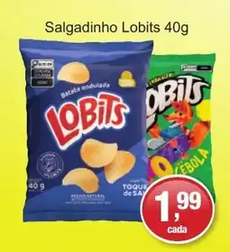 Supermercados Rod e Raf Salgadinho Lobits oferta