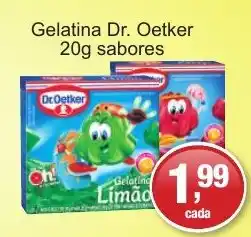 Supermercados Rod e Raf Gelatina Dr. Oetker 20g sabores oferta