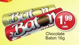 Supermercados Rod e Raf Chocolate baton oferta