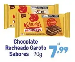 Supermercados Jau Serve Chocolate recheado garoto sabores oferta