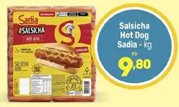 Supermercados Jau Serve Salsicha hot dog sadia oferta