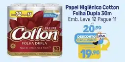 Supermercados Jau Serve Papel Higiênico Cotton Folha Dupla oferta