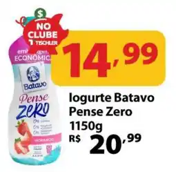 Supermercados Tischler logurte batavo pense zero oferta