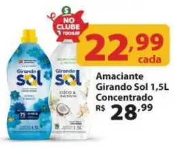 Supermercados Tischler Amaciantes girando sol concentrado oferta