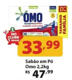 Supermercados Tischler Sabão em Pó Omo oferta